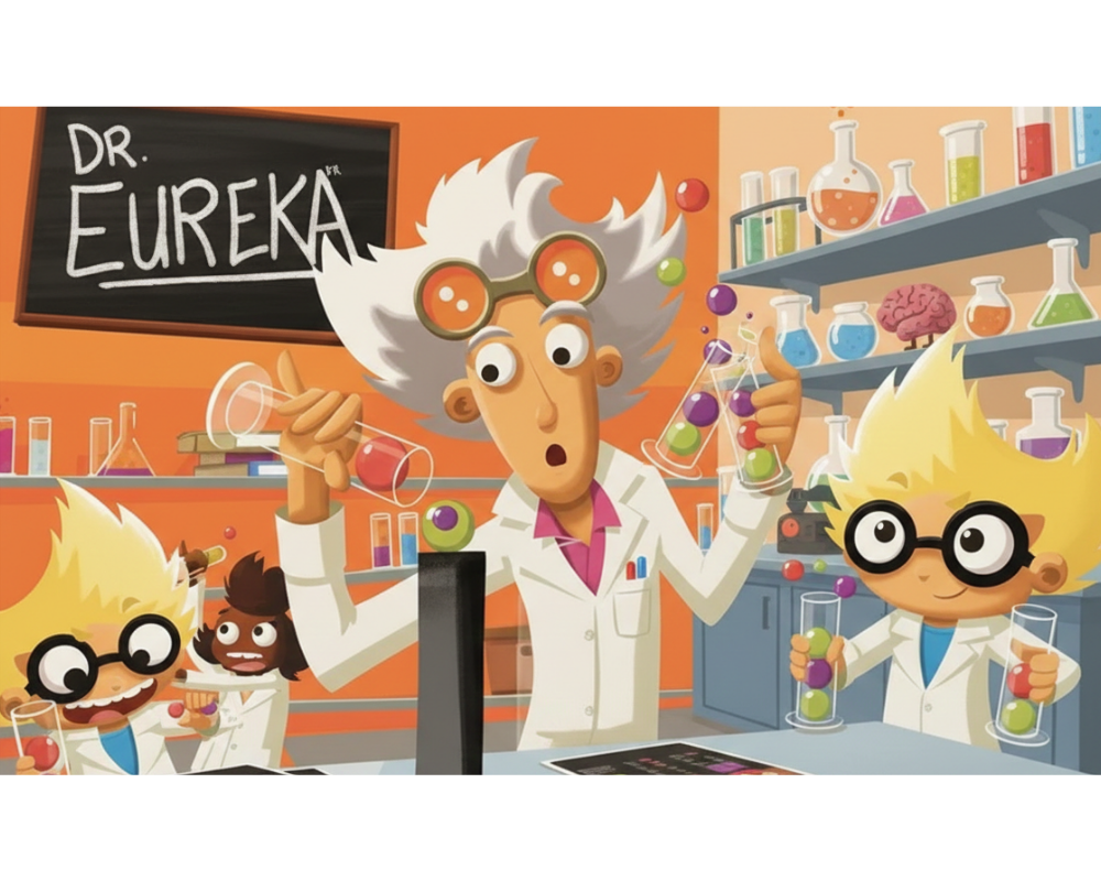 ¡Dr. Eureka! ¡Otro juego de la marca Blue Orange que no te puedes perder!