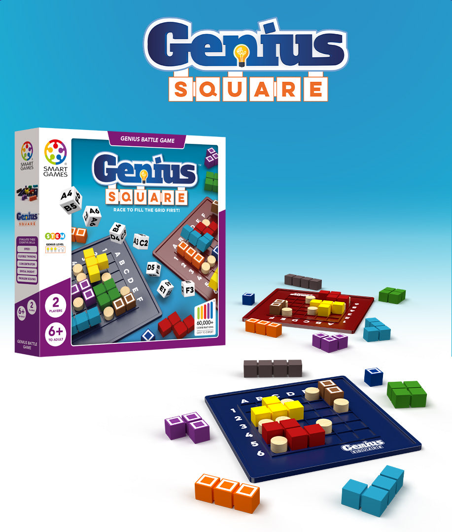 Genius Square ¡Un duelo de velocidad y lógica!