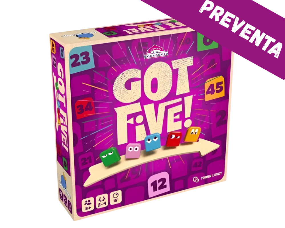 PREVENTA- Got Five! Juego de Mesa en Español Blue Orange
