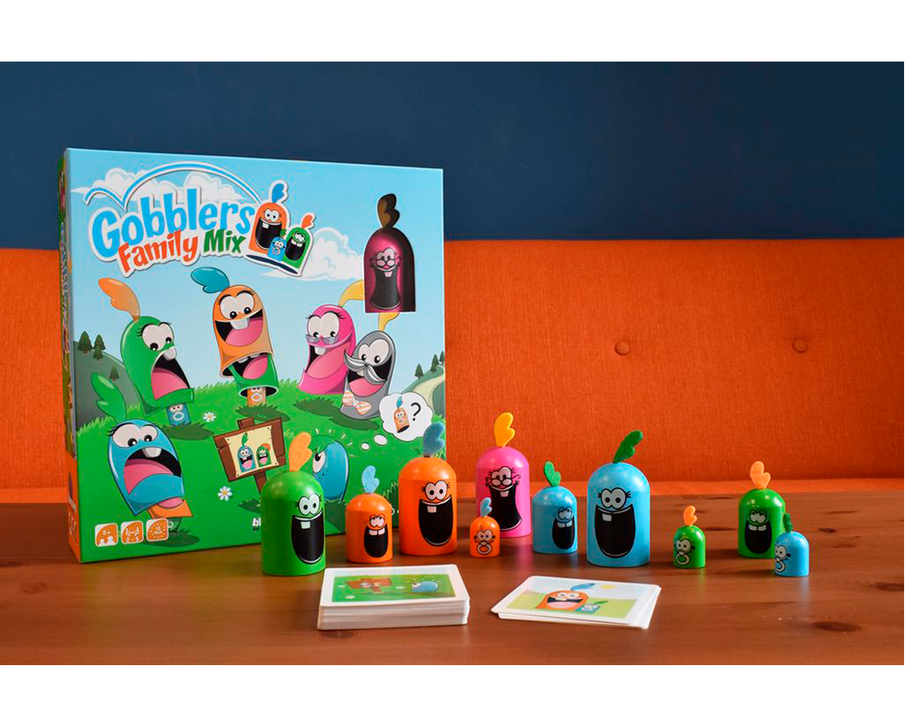 Gobblet Gobblers Family Mix Juego de Mesa Blue Orange