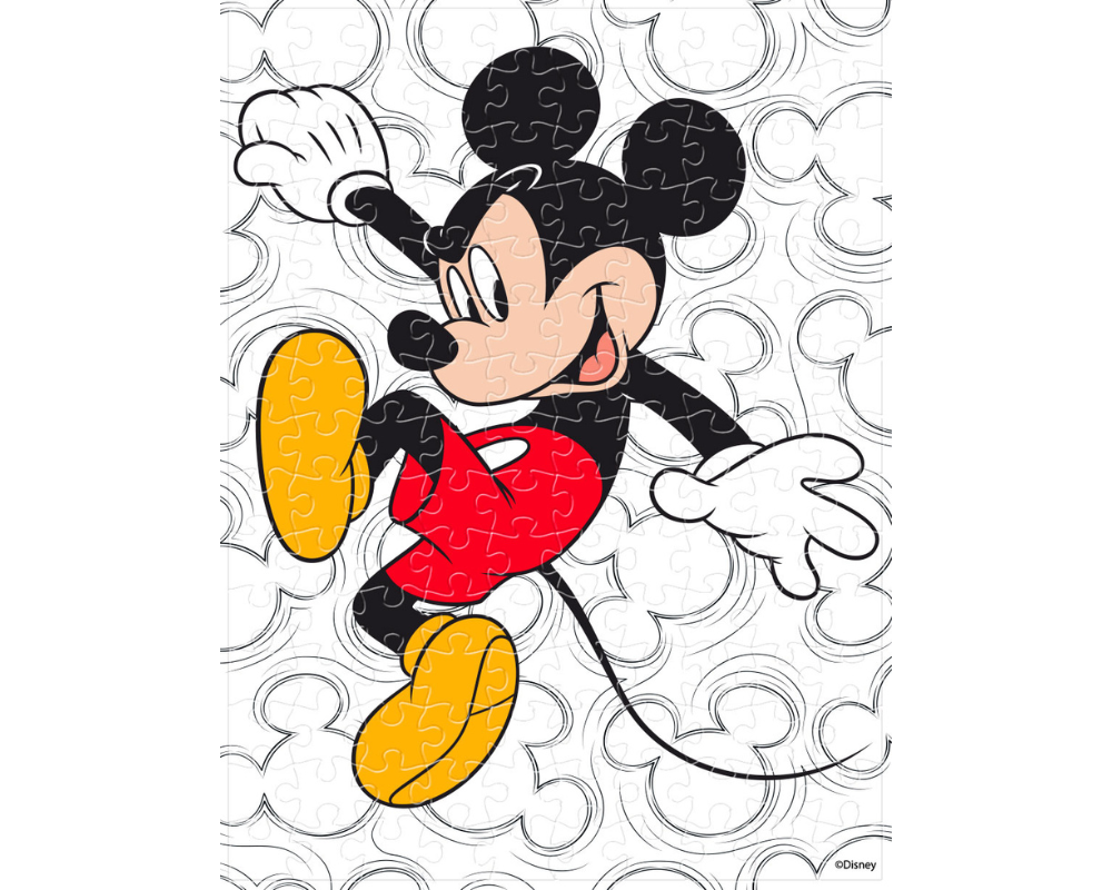 Rompecabezas Miniatura Mickey Siluetas 150 Piezas de Plástico Disney