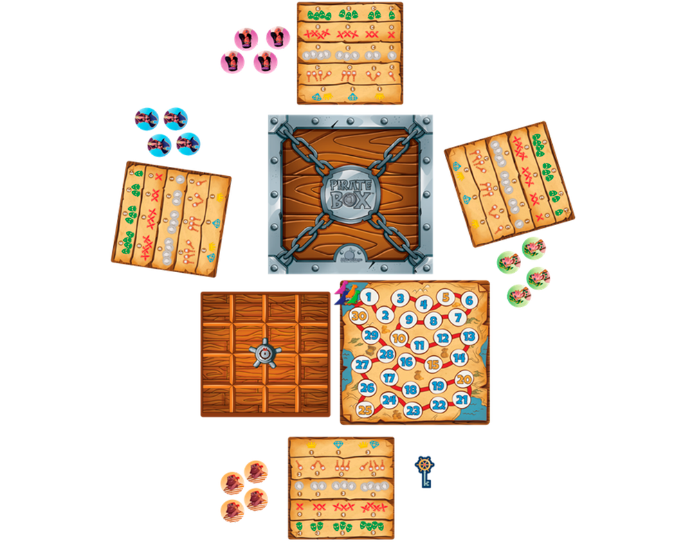 Pirate Box Juego de Mesa Blue Orange ™