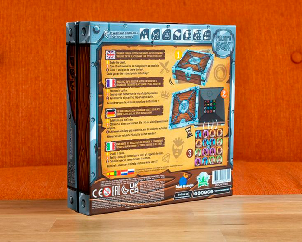 Pirate Box Juego de Mesa Blue Orange ™