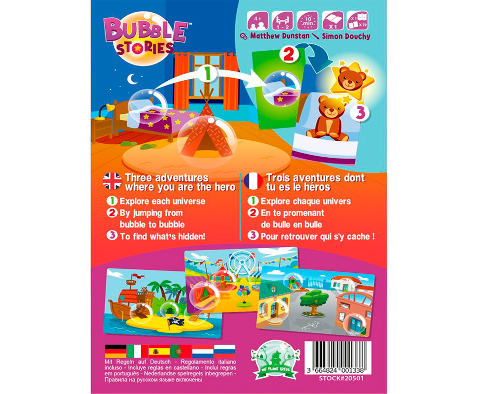 Bubble Storie Juego de Mesa Blue Orange