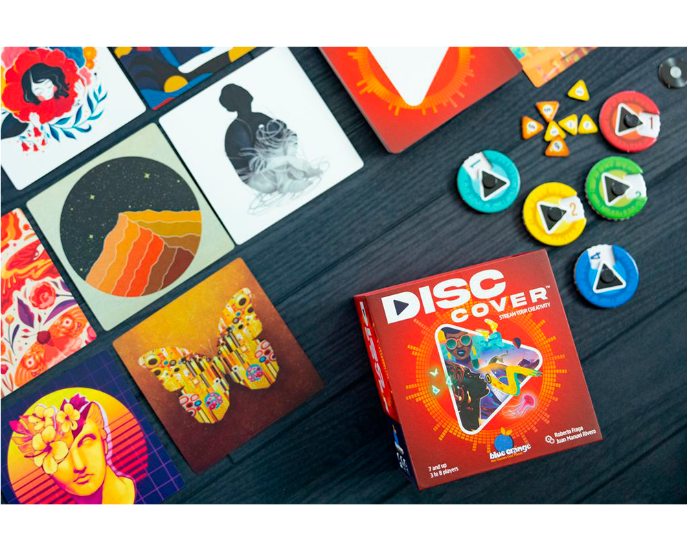 Disc Cover Juego de Mesa Blue Orange