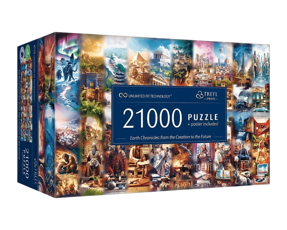 Crónicas de la Tierra: Desde la Creación Hasta el Futuro Rompecabezas 21,000 Piezas Trefl Prime