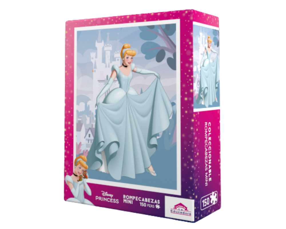 Rompecabezas Mini Cenicienta 150 Piezas de Plástico Disney