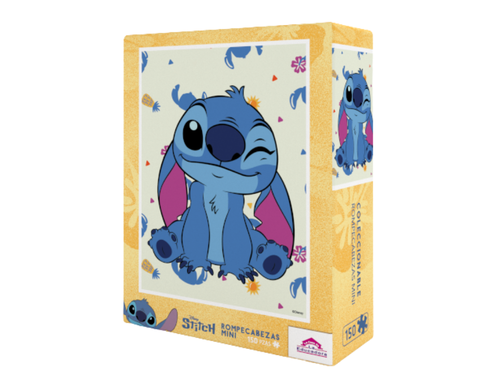 Rompecabezas Mini Stitch 150 Piezas de Plástico Disney