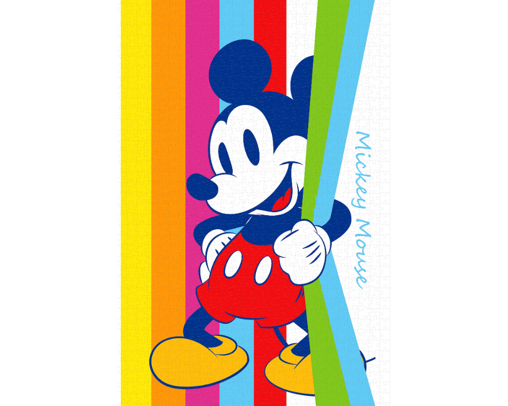 Rompecabezas Mickey Mouse Colores Disney 1000 Piezas De Plástico