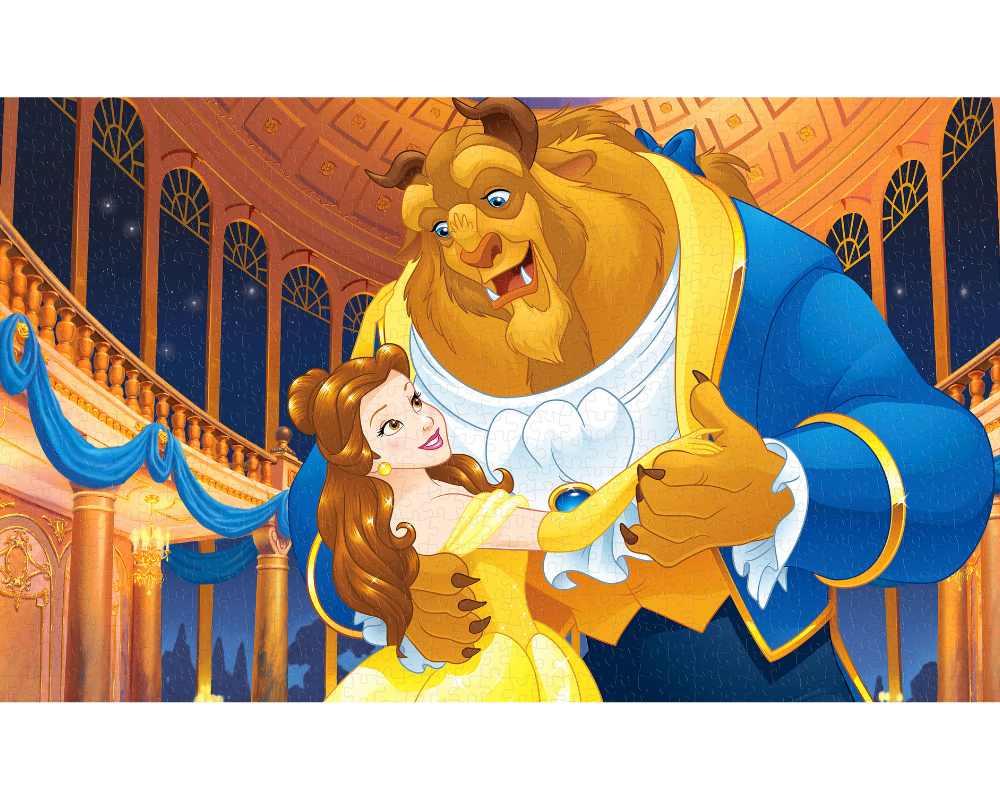 Rompecabezas La Bella Y La Bestia Disney 1000 Piezas De Plástico