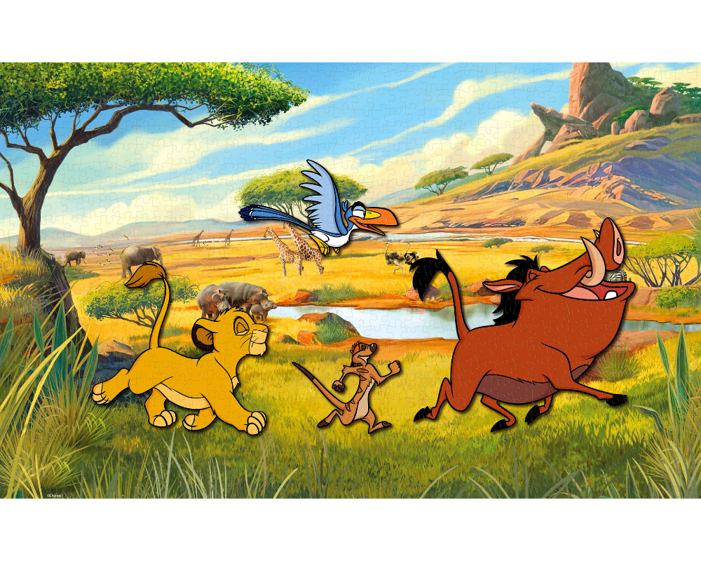 Rompecabezas El Rey León 1,000 Piezas de Plástico Disney