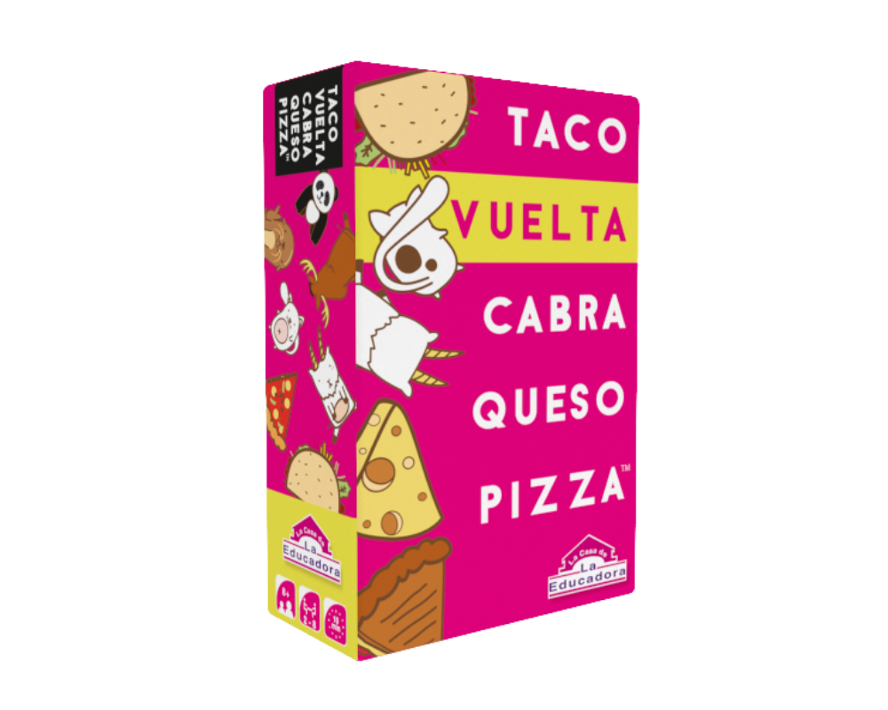 Taco, Vuelta, Cabra, Queso, Pizza En Español Blue Orange ™