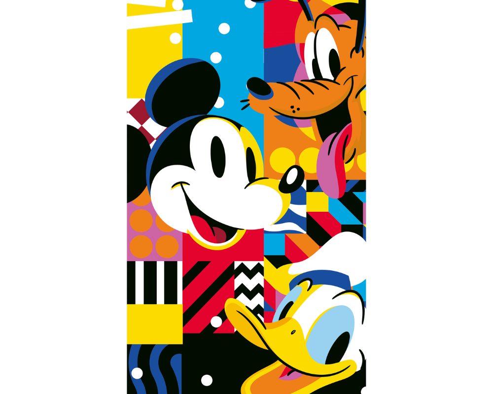 Rompecabezas Mickey, Donald y Pluto Disney 1000 Piezas De Plástico