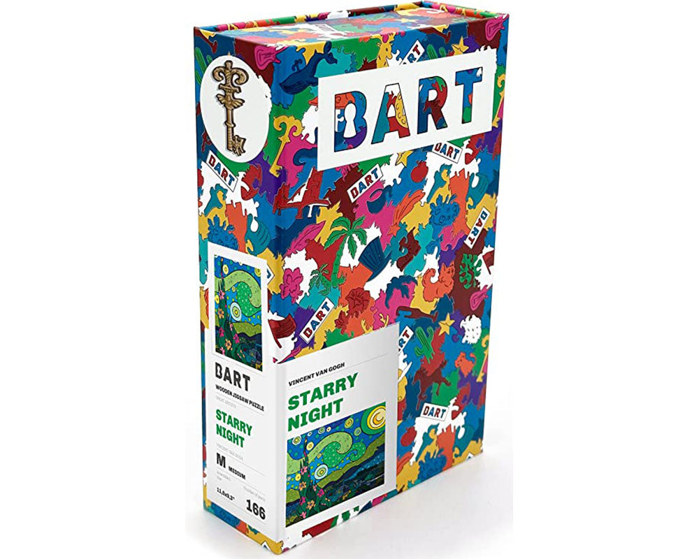 Van Gogh Noche Estrellada Rompecabezas de Arte 166 Piezas Bart