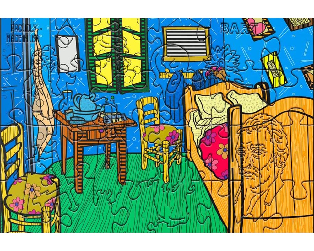 Van Gogh La Habitación Rompecabezas de Arte 34 Piezas Bart