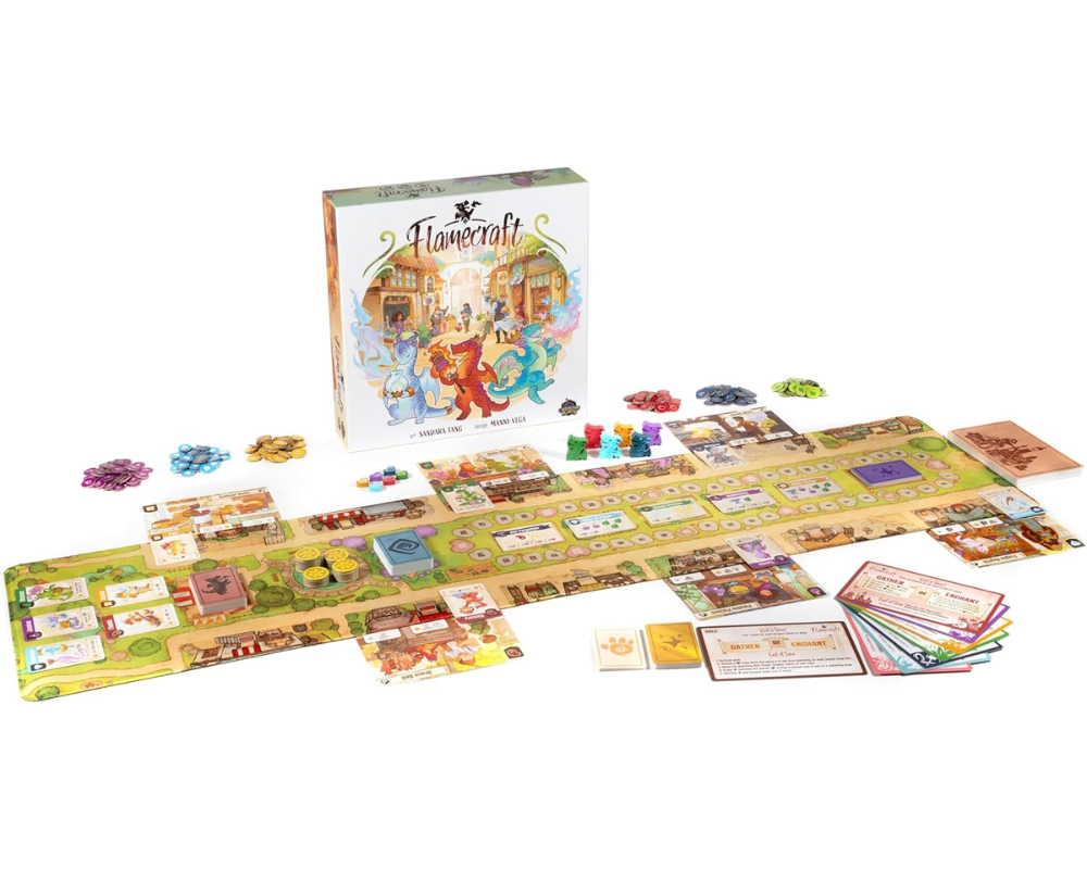 Flamecraft en Inglés Juego de Mesa de Estrategia y Fantasía Goliath