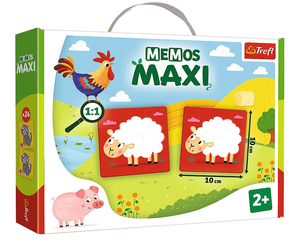 Memos Maxi La Granja Juego de Memoria Trefl