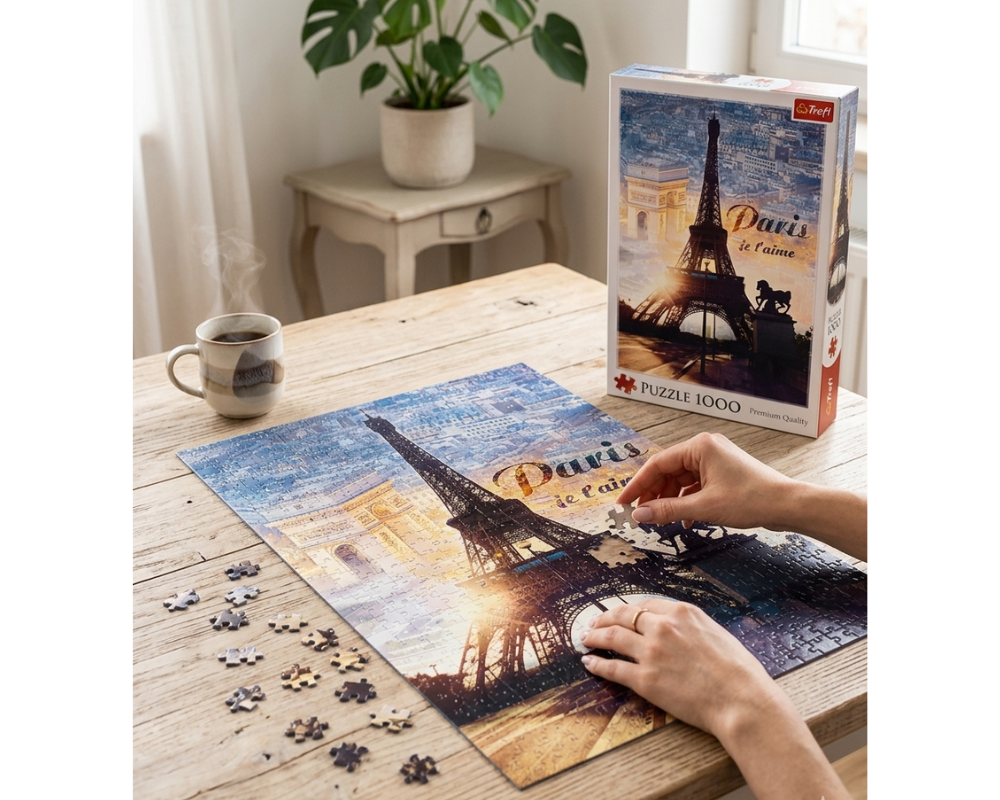 París al Amanecer: Rompecabezas 1000 Piezas Trefl