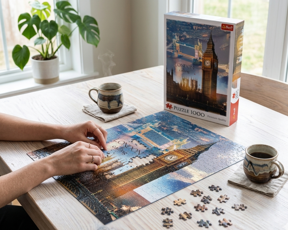 Amanecer en Londres: Rompecabezas 1000 Piezas Trefl