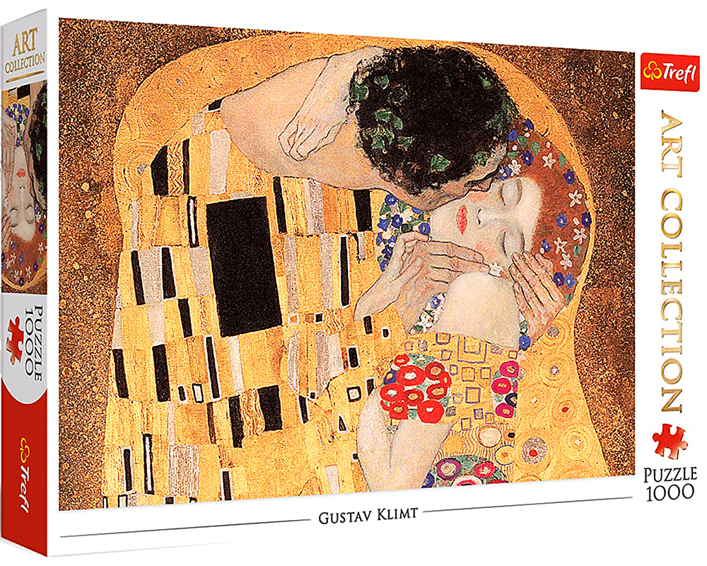 Klimt - El Beso: Rompecabezas 1000 Piezas Trefl