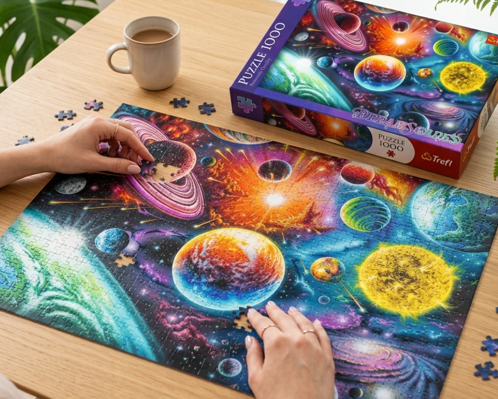 Sistema Solar (DreamScapes): Rompecabezas de 1000 Piezas Trefl Premium
