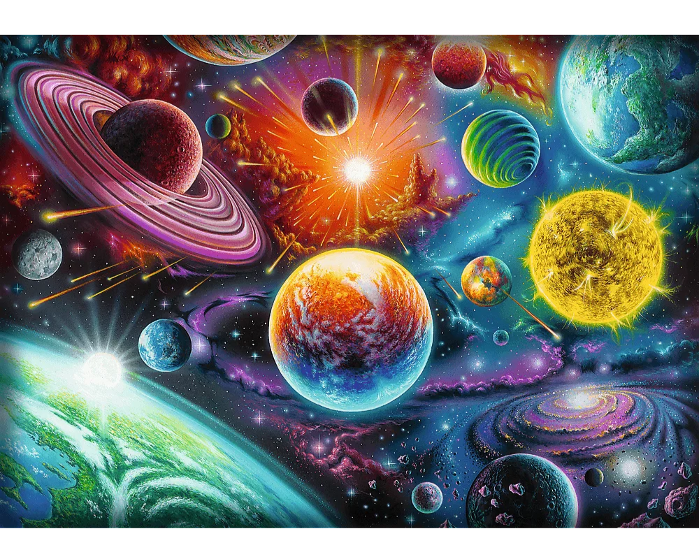 Sistema Solar (DreamScapes): Rompecabezas de 1000 Piezas Trefl Premium