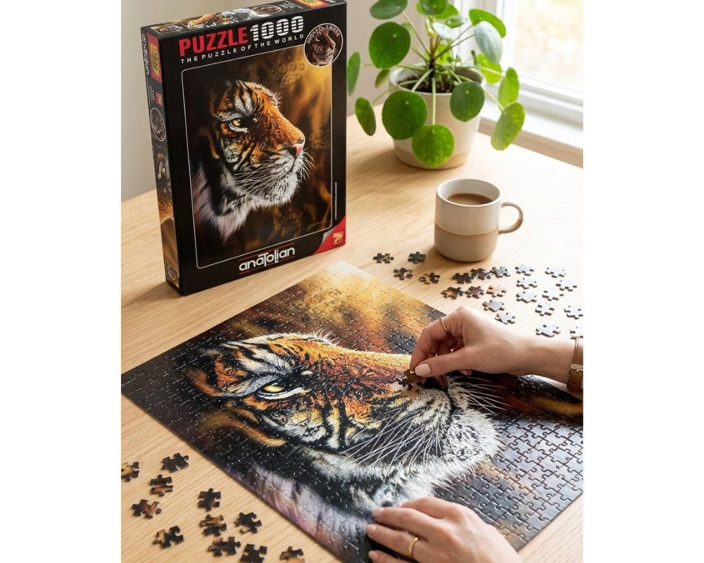 Tigre: Rompecabezas 1000 Piezas Anatolian