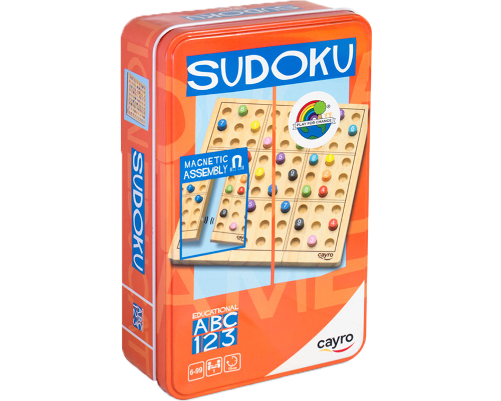 Sudoku de Viaje (Caja Metálica) Juego de Mesa Cayro