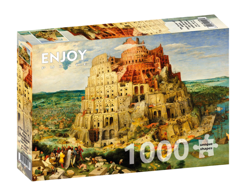 Pieter Brueghel - La Torre de Babel: Rompecabezas 1000 Piezas Enjoy Puzzle