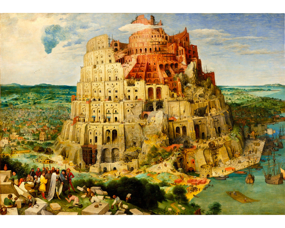 Pieter Brueghel - La Torre de Babel: Rompecabezas 1000 Piezas Enjoy Puzzle