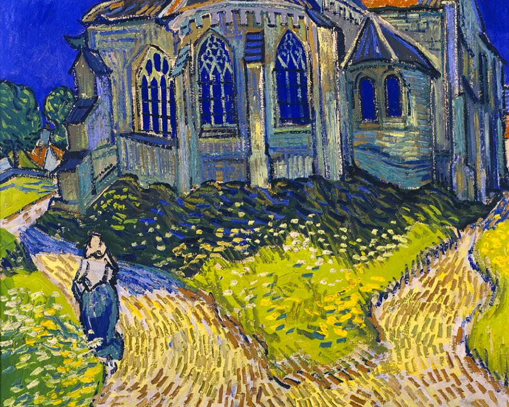 Van Gogh - La Iglesia de Auvers Sur Oise: Rompecabezas 1000 Piezas Enjoy Puzzle