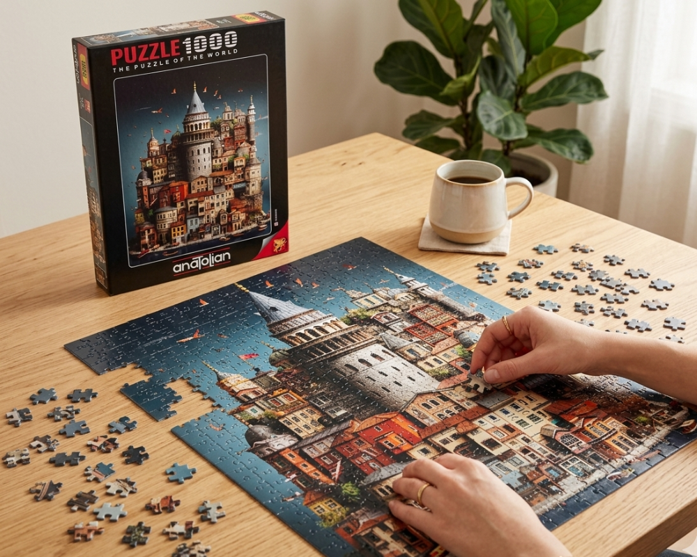 Barrio de Gálata, Estambul: Rompecabezas de 1000 piezas. Anatolian