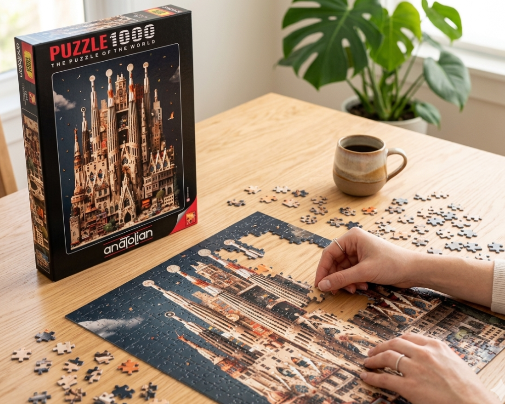 La Sagrada Familia: Rompecabezas de 1000 piezas. Anatolian