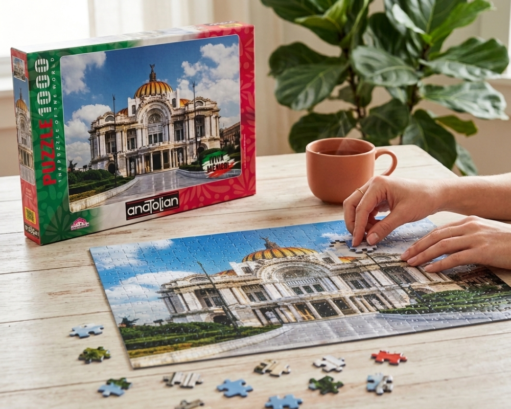 Viva México, Palacio de Bellas Artes: Rompecabezas de 1000 piezas. Anatolian