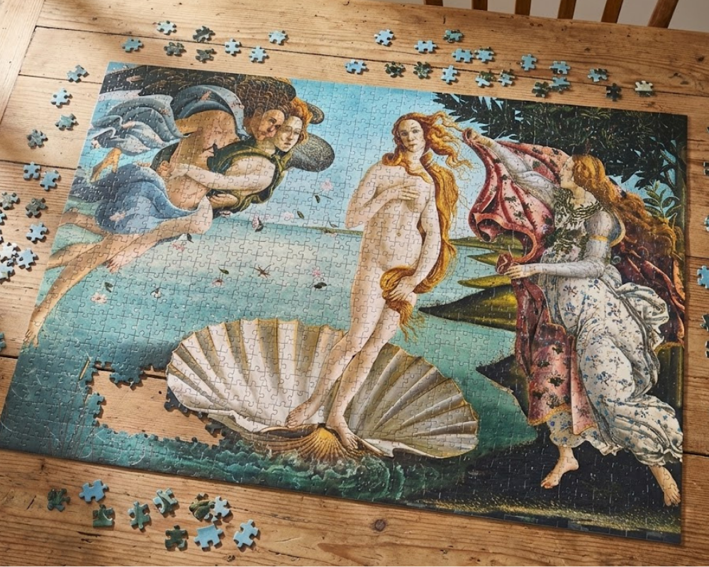 El Nacimiento de Venus: Rompecabezas de 1000 piezas. Anatolian