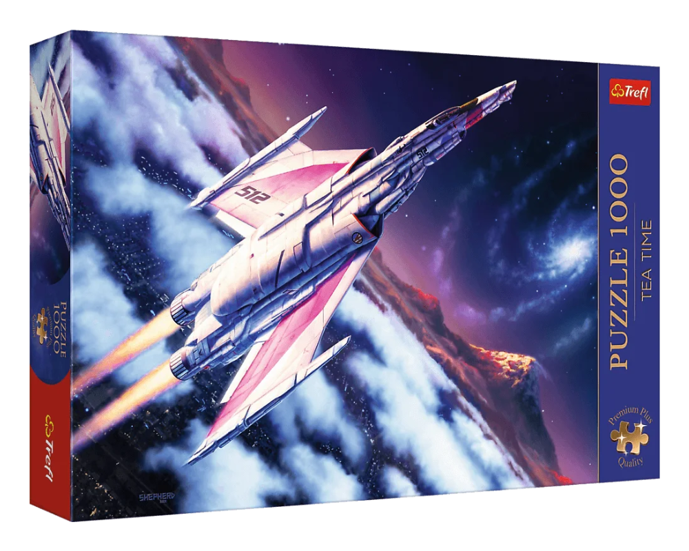 Cohete Espacial (Tea Time): Rompecabezas de 1000 Piezas Trefl Premium
