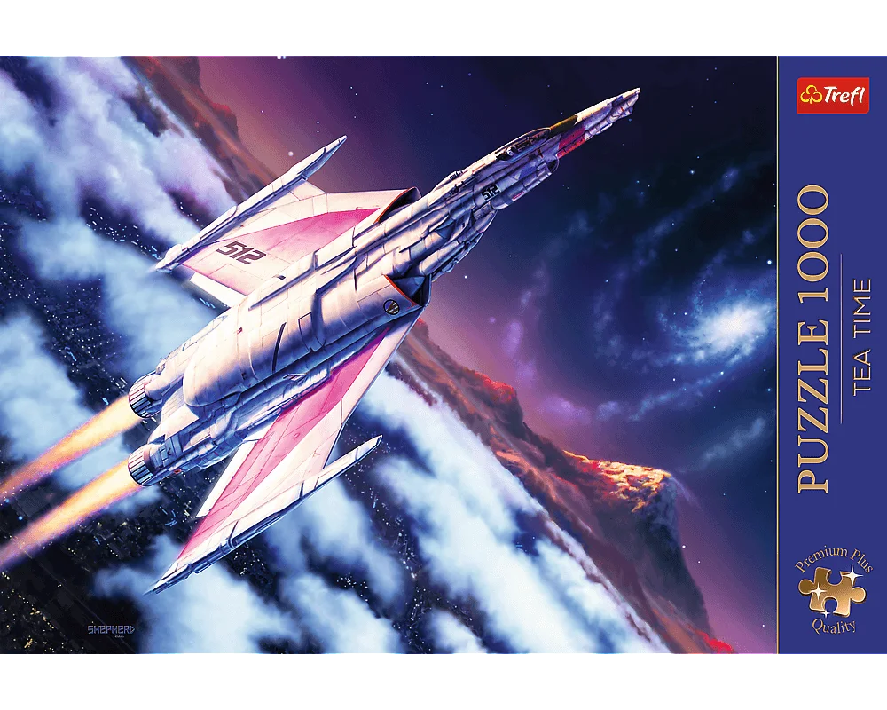 Cohete Espacial (Tea Time): Rompecabezas de 1000 Piezas Trefl Premium