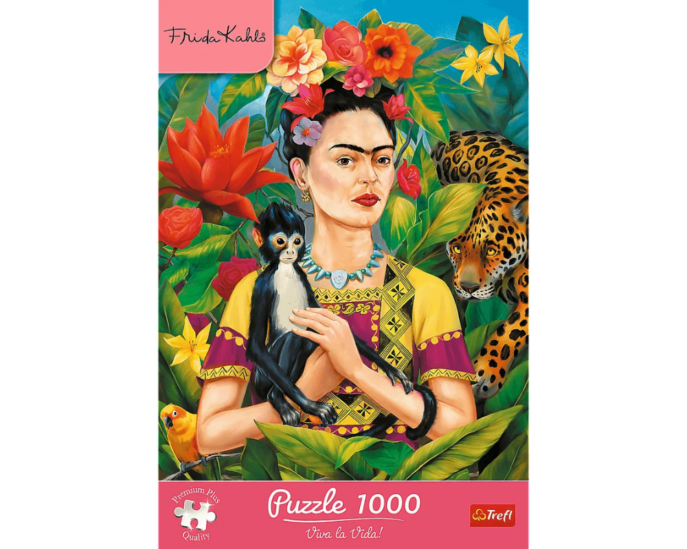 Frida Kahlo- Retrato en la Jungla: Rompecabezas de 1000 Piezas Trefl Premium