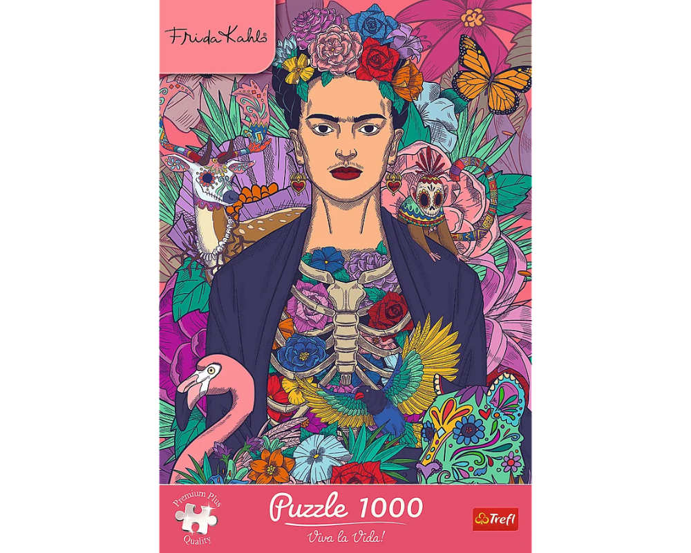 Frida Kahlo- Un Alma Floreciente: Rompecabezas de 1000 Piezas Trefl Premium