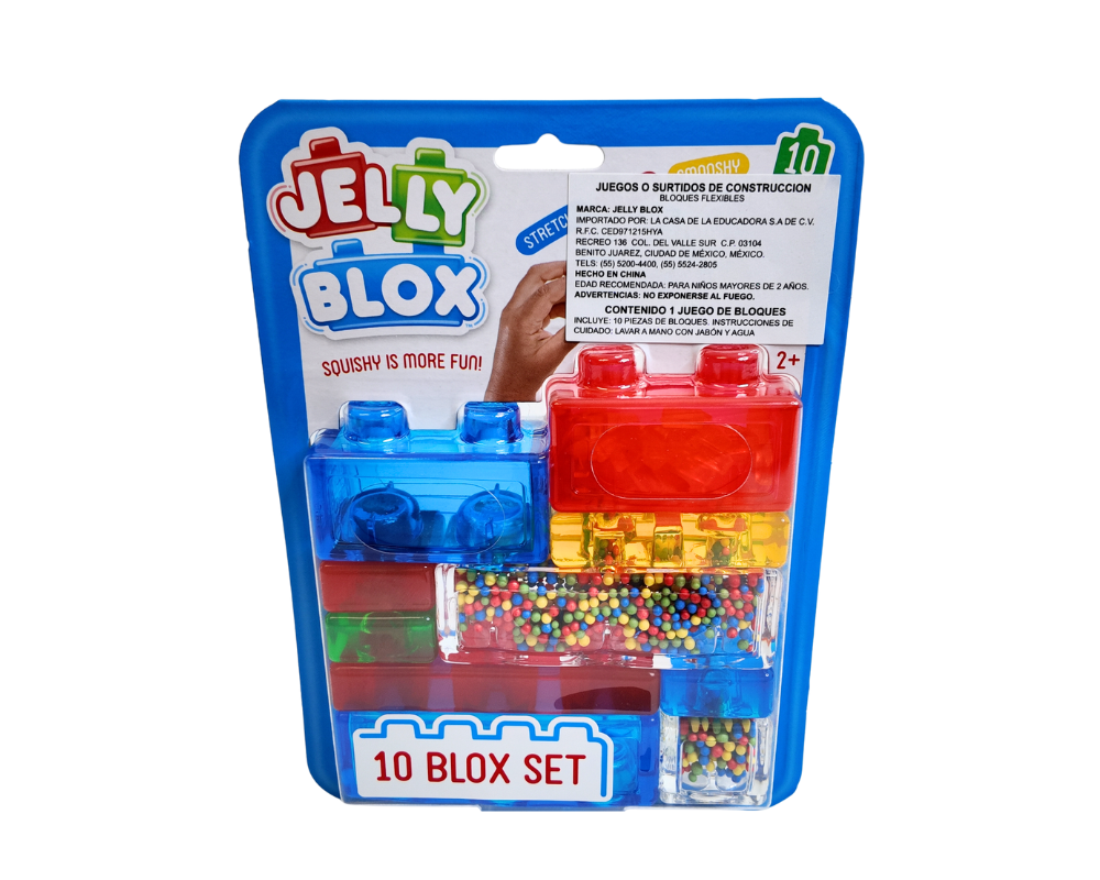 10 Piezas Blox Set Jelly Blox. Juguetes Sensoriales