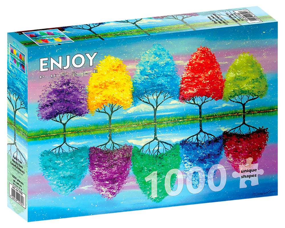 Olha Darchuk - Cada Árbol Tiene su Colorido: Rompecabezas 1000 Piezas Enjoy Puzzle