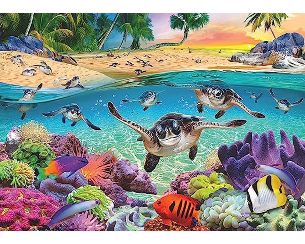 Carrera de tortuguitas 500 Piezas XXL Ravensburger