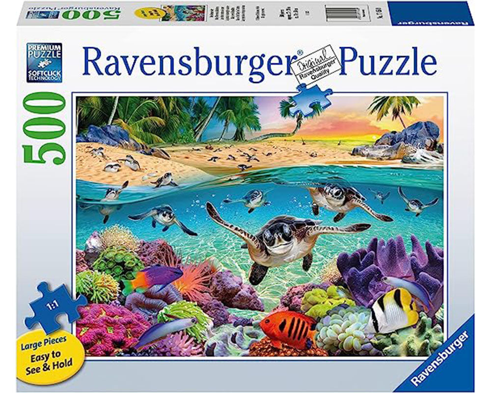 Carrera de tortuguitas 500 Piezas XXL Ravensburger