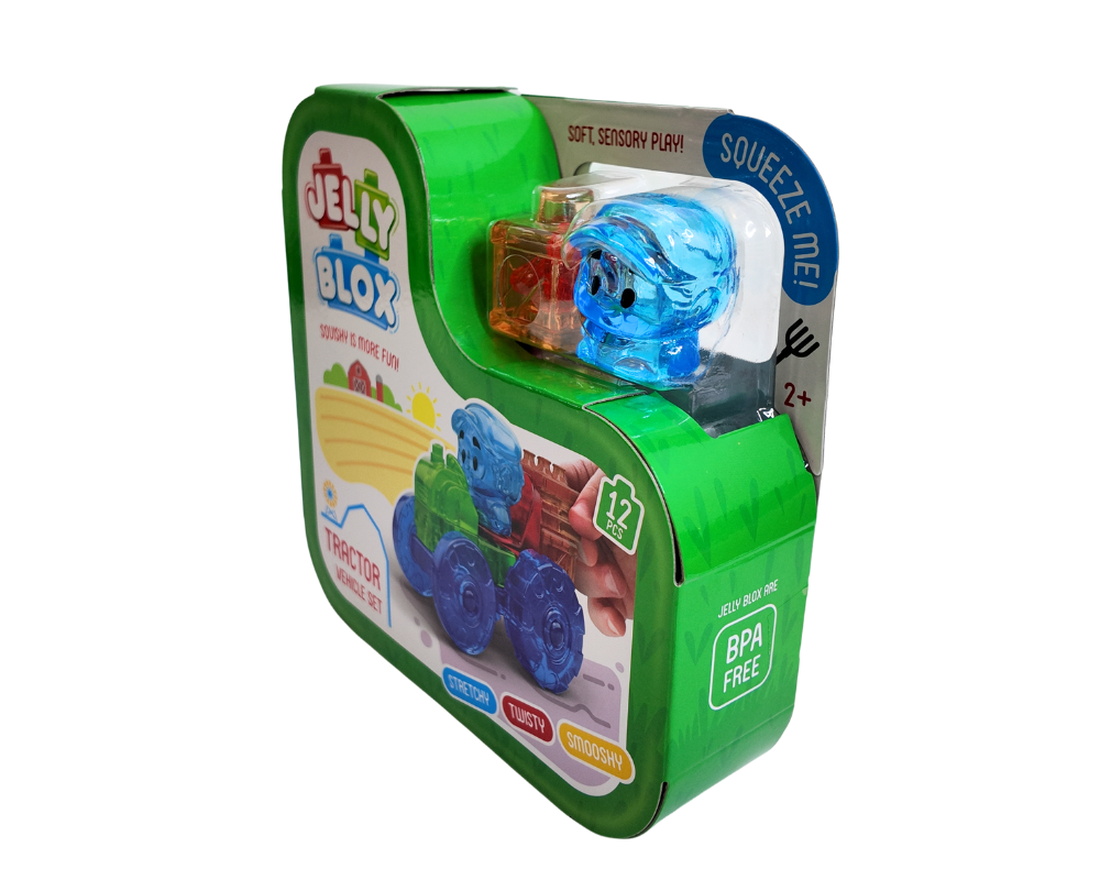 Tractor Set Jelly Blox. Juguetes Sensoriales