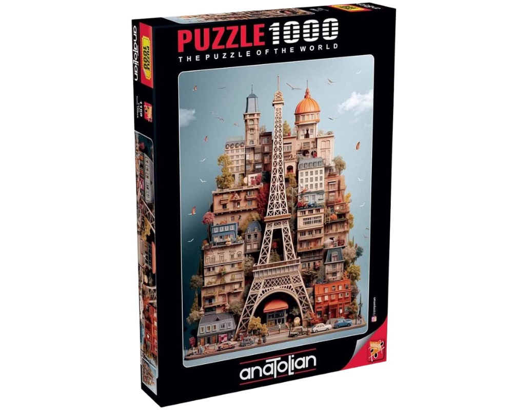 Torre Eiffel: Rompecabezas de 1000 piezas. Anatolian