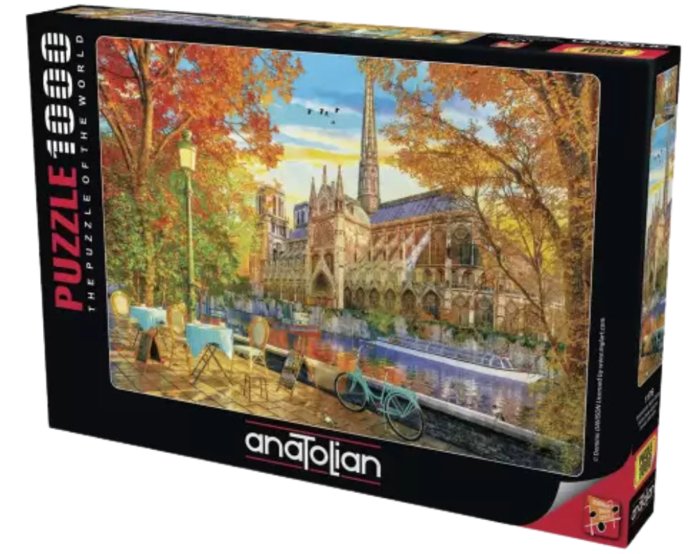 Notre Dame en Otoño: Rompecabezas de 1000 piezas. Anatolian