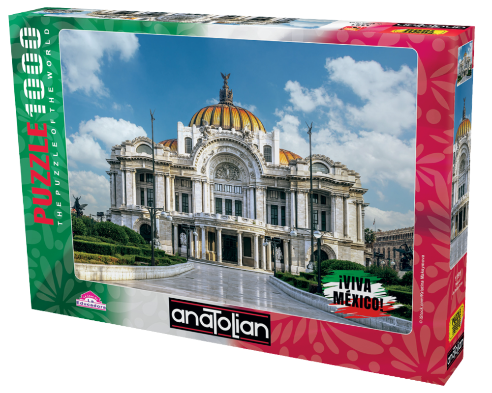 Viva México, Palacio de Bellas Artes: Rompecabezas de 1000 piezas. Anatolian
