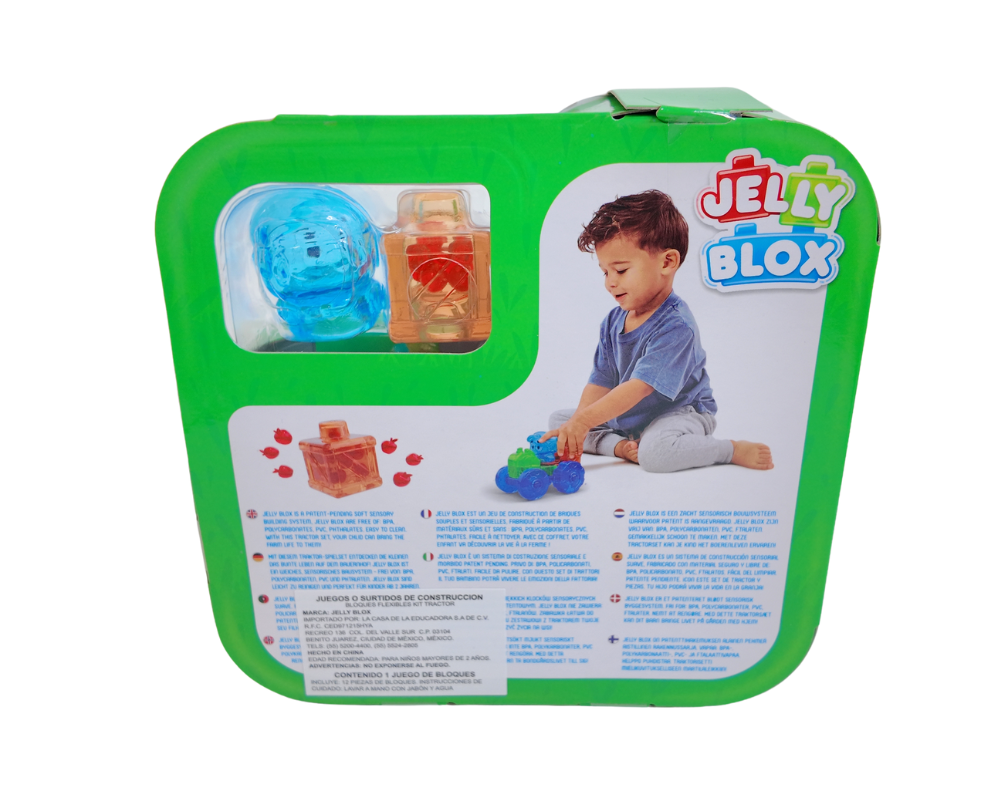 Tractor Set Jelly Blox. Juguetes Sensoriales