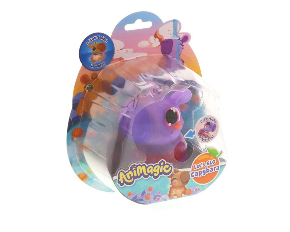 Capybara Color Morado. Juguete Animagic Goliath Games