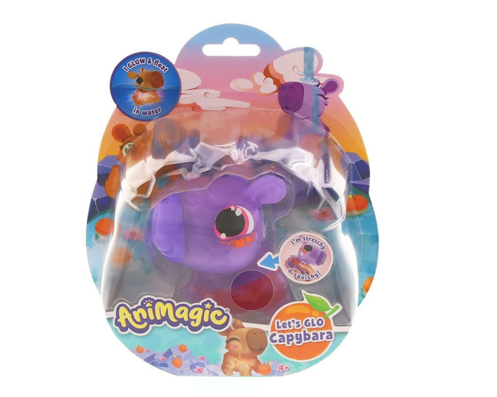 Capybara Color Morado. Juguete Animagic Goliath Games
